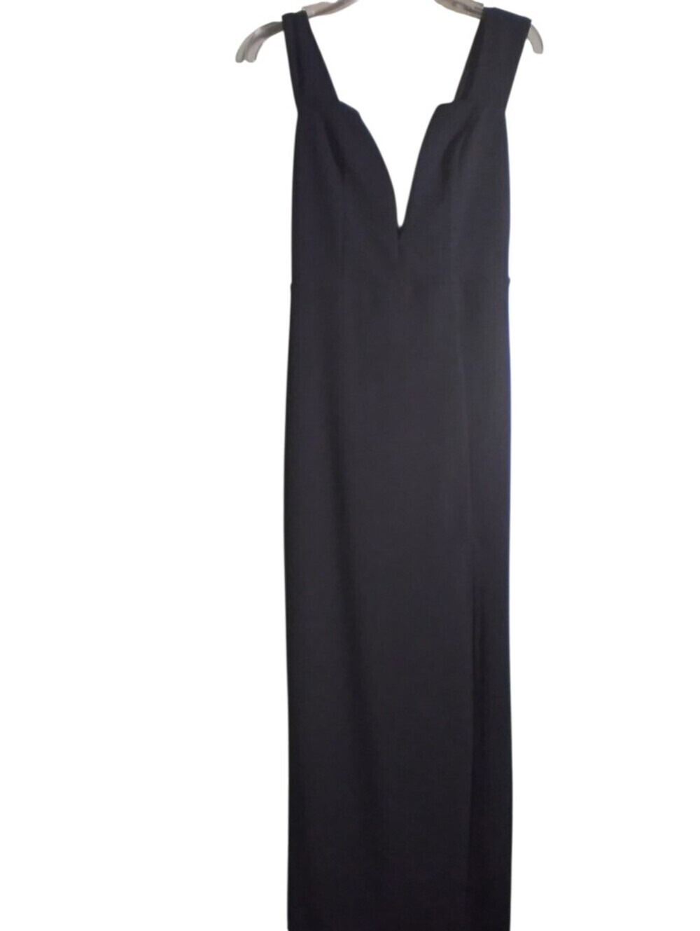 Lulus Elegant Black V-Neck Maxi Dress Size S Prom Evening Event Luxury Date